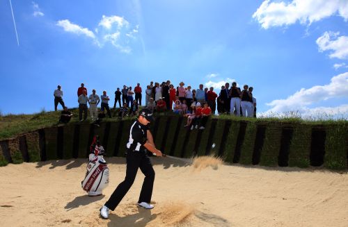 Padraig Harrington Opens The Sarazen Bunker At Prince's Golf Club
