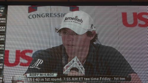 rory mcilroy us open pictures. Rory McIlroy shoots a 65 to