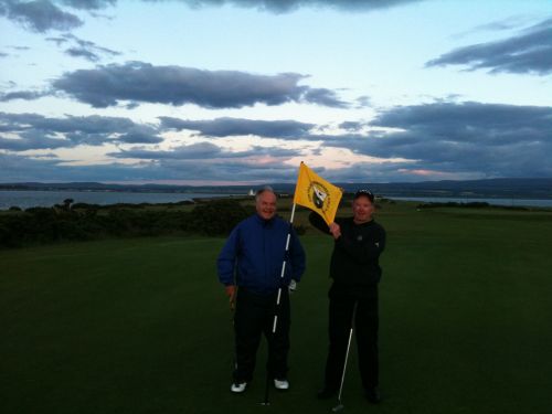 Great sunset on Fortrose & Rosemarkie (red)