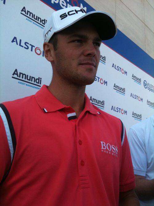 Martin Kaymer lying in 4th place on day three of 2011 French Open(red)