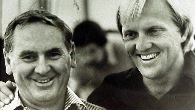 Tom Ramsey and a young Greg Norman