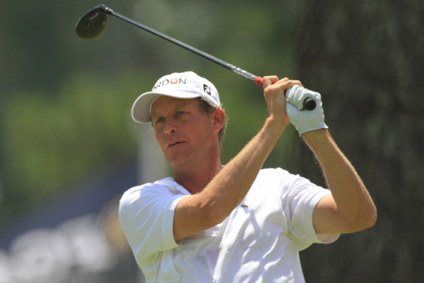 Anders Hansen on route to third place.