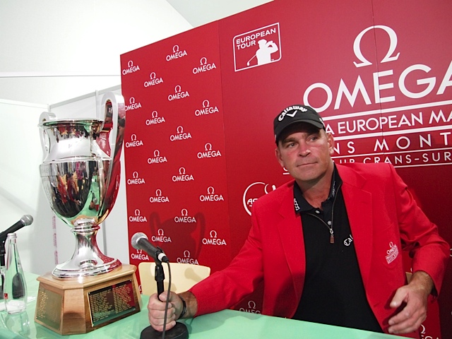 Thomas Bjorn wins 2011 Omega European Masters.