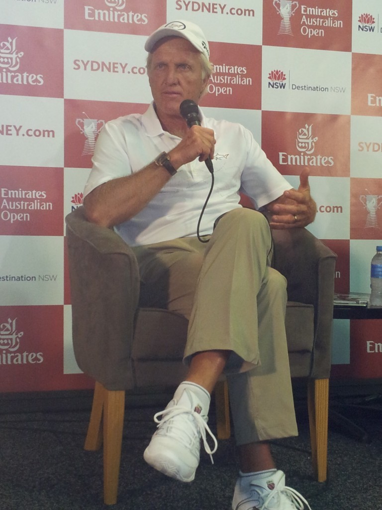 Greg Norman 2011 Australian Open