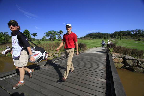 Henrik Stenson looking to cross the finishing line first in Dubai this week. (Photo - www.golffile.ie)