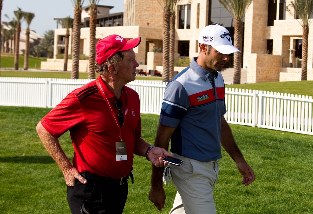 Bernie and Alvaro - 2012 Abu Dhabi HSBC