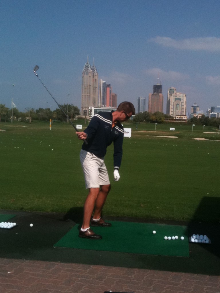 Henrik Stenson in Dubai 2012
