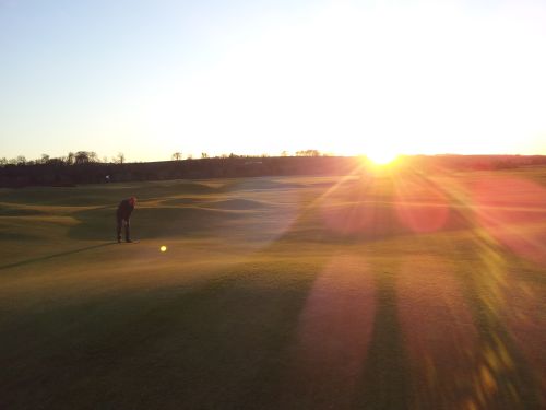 Putting in the sunset