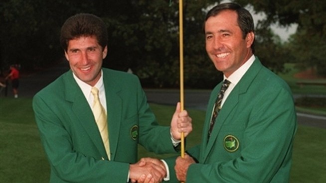 Seve and Ollie at Masters