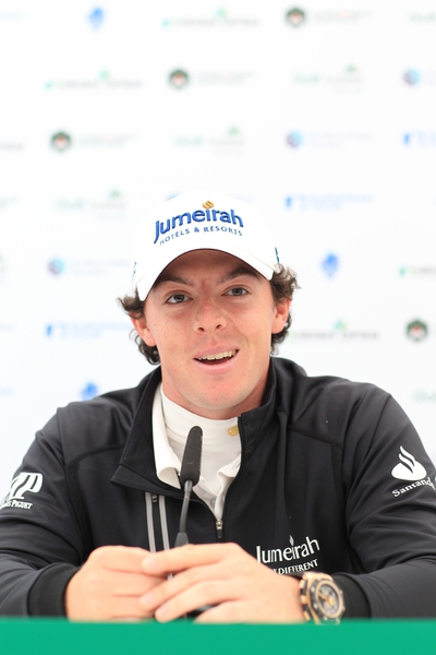 Rory at 2012 Irish Open press conference