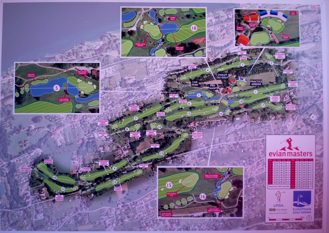 Evian Masters course changes