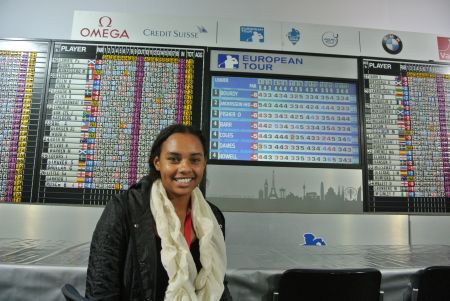 Rubee at 2012 European Masters. (red)