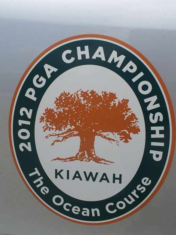 The logo of the 2012 PGA