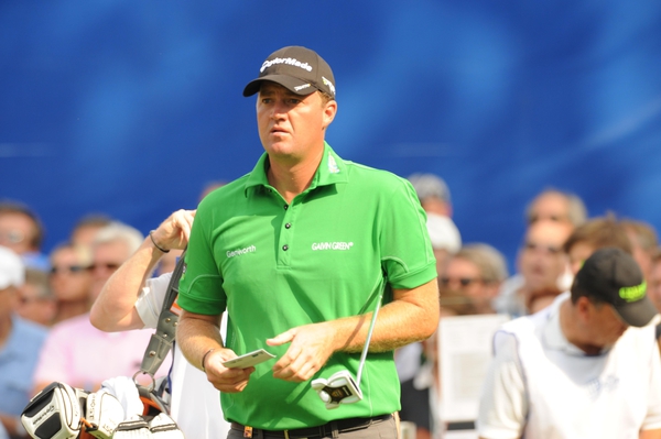 Peter Hanson uses his trusty 6-iron to post a 9th hole-in-one last week at Lake Nona and then eagle the sixth on the opening day of the Zurich Classic of New Orleans.  (Photo - www.golffile.ie)