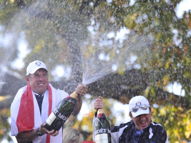 Lee Westwood was in the Medinah locker room preparing for his match as McIlroy was being rushed to the course. (Photo - www.golffile.ie)