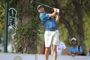 Matt Kuchar wearing shorts in Turkey (red)