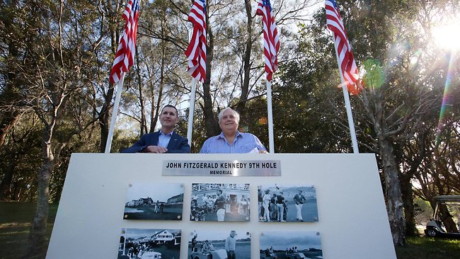 Clive Palmer and JFKs golf hole at Coolum