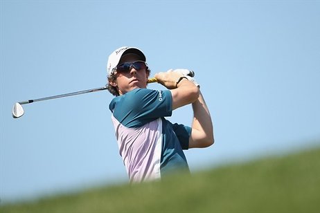 Rory McIlroy wearing sunglasses