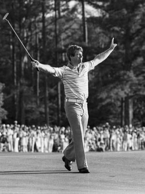 Tom Watson wins the 1977 Masters