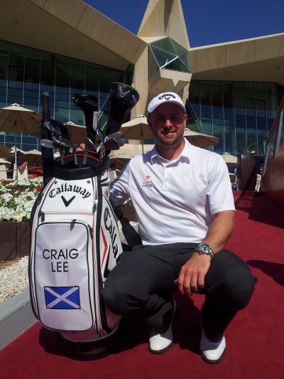 Craig Lee in the UAE earlier this year.  (Photo - www.golfbytourmiss.com)