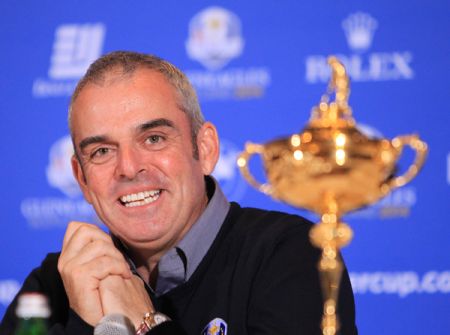 Paul McGinley named Ryder Cup capt. (red)