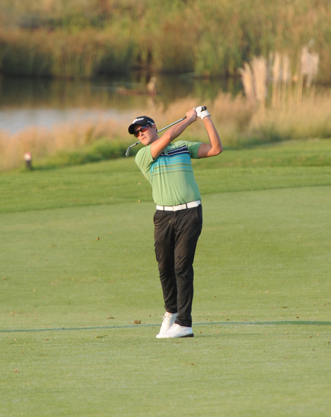 Sweden's Bjorn Akesson shoots a 66 to move into second place on day one of the Tshwane Open. (Photo - Catherin Kotze/SASPA )