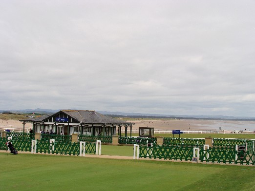 Caddy shack at St. Andrews