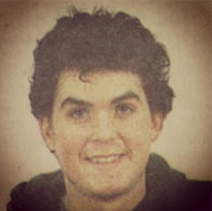 Keegan Bradley looking very much slike the curly haired Rory McIlroy in this snap from Bradley's former high school