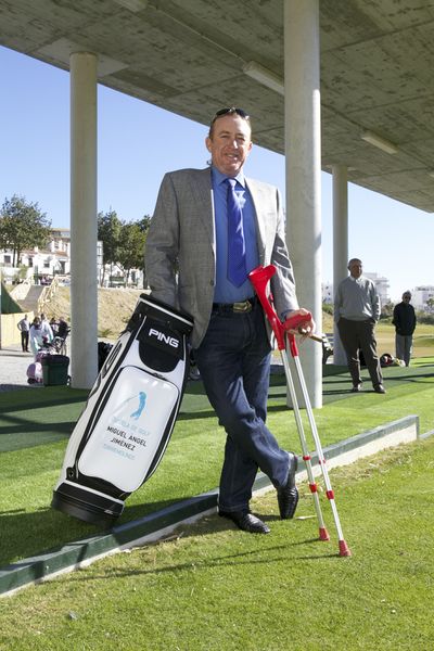 Miguel Angel Jimenez on cruthes at opening of his Academy