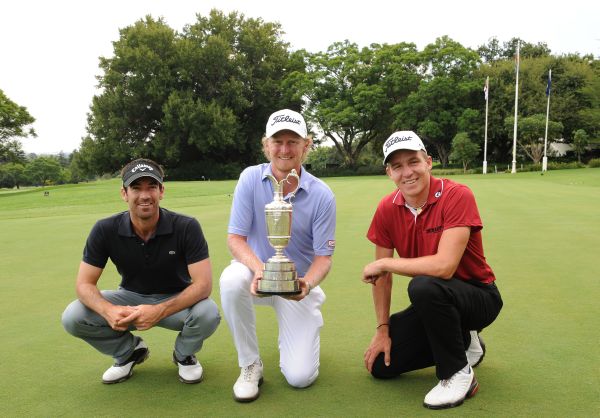 Eduardo De La Riva, Justin Harding and Darryn Lloyd 2013 IFQ Africa qualifiers.  (Photo - www.randa.org)