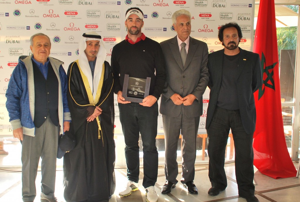 Zane Sciotland captures the first event on the 2013 MENA Tour schedule.  (Photo - MENA Tour)