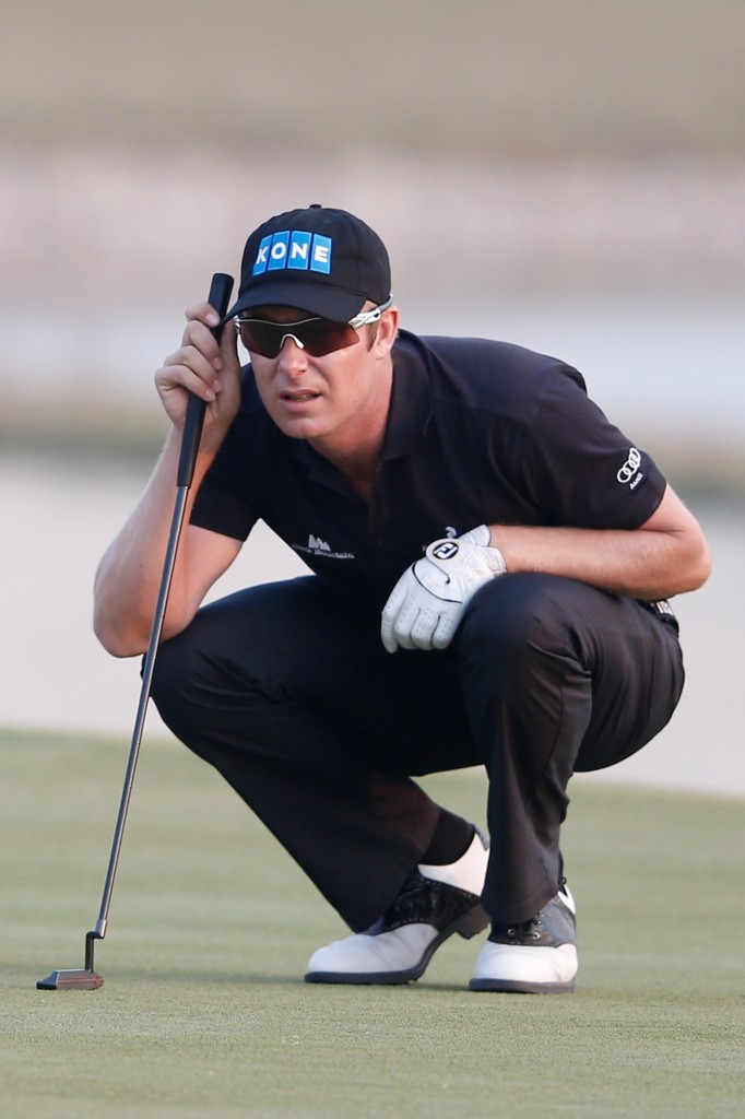 Flying Finn Mikko Ilonen equals course record with a sizzling 63 on day two of Volvo Chna Open. (Photo - Richard Castka/Volvo Golf)