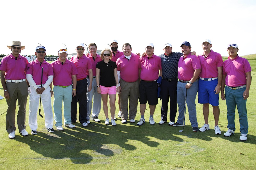 Graeme McDowell joins guests at this week's Audemars Piguet event in New Jersey.