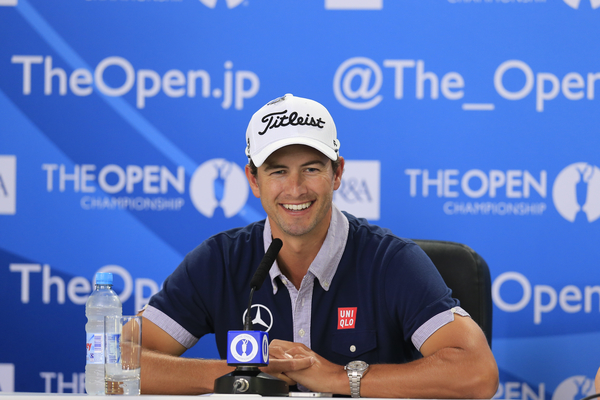 Adam Scott says he's moving about town very quietly following Australia losing last Sunday's First Test Match against England. (Photo - Fran Caffrey/www.golffile.ie)