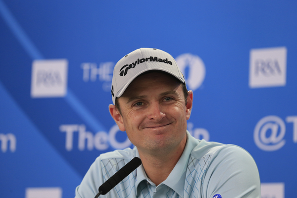 Justin Rose in upbeat mood ahead of the 142nd Open Championship. (Photo - Fran Caffrey/www.golffile.ie)
