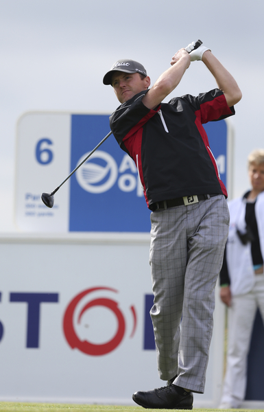 Michael Hoey on route to a 69 on day one of the French Open. (Photo - David Lloyd/www.golffile.ie)