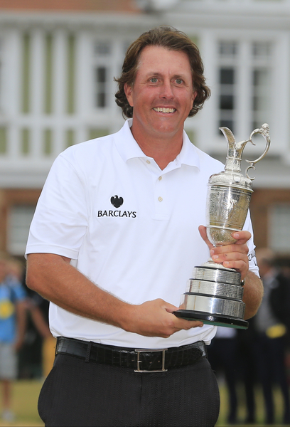 Phil Mickelson uses Callaway clubs to capture a fifth Major.  (Photo - Fran Caffrey/www.golffile.ie)