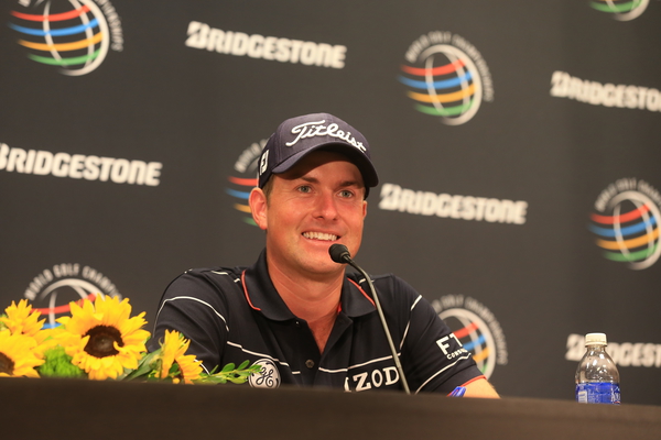Webb Simpson leads the 2013 WGC - Bridgestone Invitational on his debut. (Photo - Eoin Clarke/www.golffile.ie)