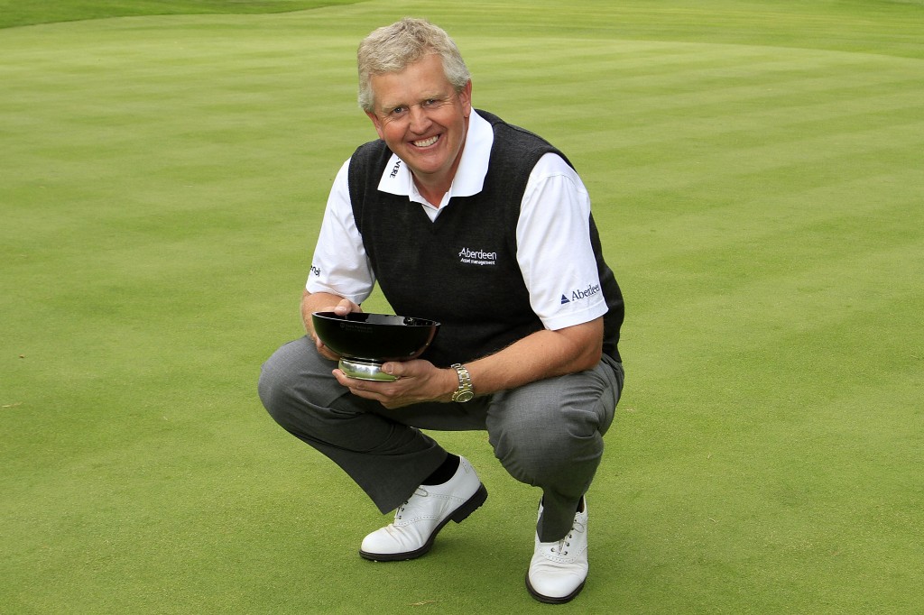 Colin Montgomerie ends six-year victory drought with his six shot success in Senior British Masters.  (Photo - www.europeantour.com)