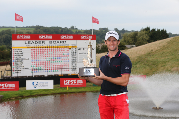 Gregory Bourdy birdies his closing three holes to end a four-year victory drought. (Photo - David Lloyd/www.golffile.ie)