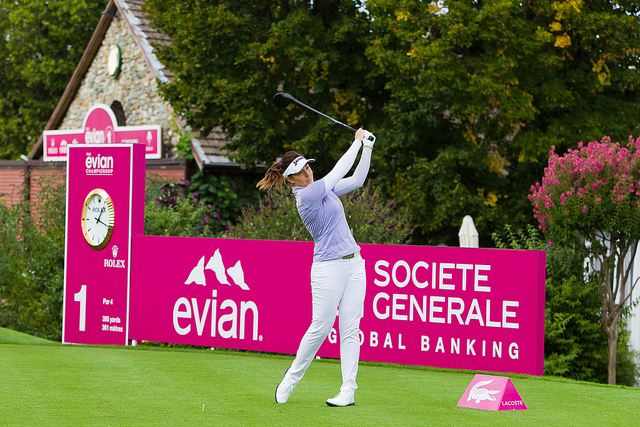 Aussie Rebecca Artis competing in this week's Evian Masters.  (Photo - Tristian Jones).