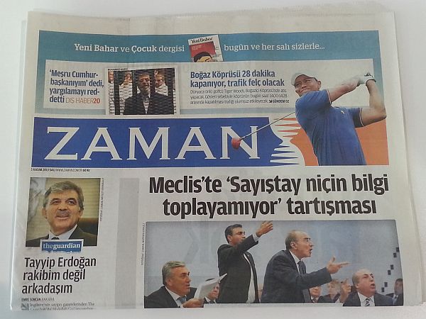 Motorists warned Bosphorus Bridge linking Asia with Europe will be closed  with Tiger Woods hitting golf balls off the bridge.
