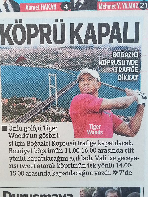 Traffic choas in Instanbul