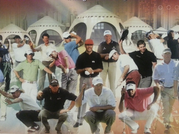 All former Dubai Desert Classic winners appearing on 25th anniversary poster and promotional material.