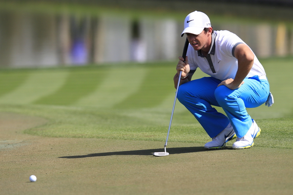 Rory McIlroy on route to a European Tour career best 63 on day one of the 25th anniversary Omega Dubai Desert Classic. (Photo - Eoin Clarke/www.golffile.ie)