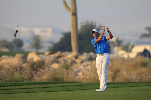 Simon Thornton in action during second round of the Commercial Bank Qatar Masters. (Photo - Eoin Clarke/www.golffile.ie)