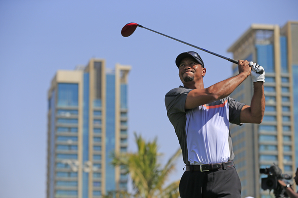 Tiger Woods a study of concentration and determination on route to a first round 68. (Photo - Eoin Clarke/www.golffile.ie)