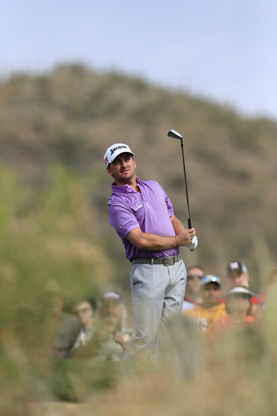 Graeme McDowell gets out of jail in Tuscon. (Photo - Fran Caffrey/www.golffile.ie)