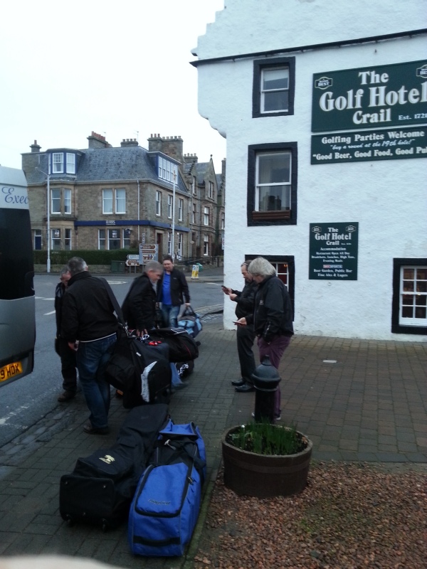 Meeting at the Golf Hotel, Crail