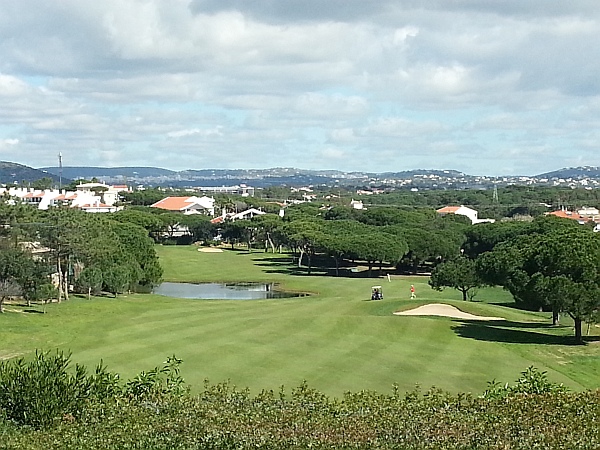 The impressive-looking par five 6th hole at Vila Sol.